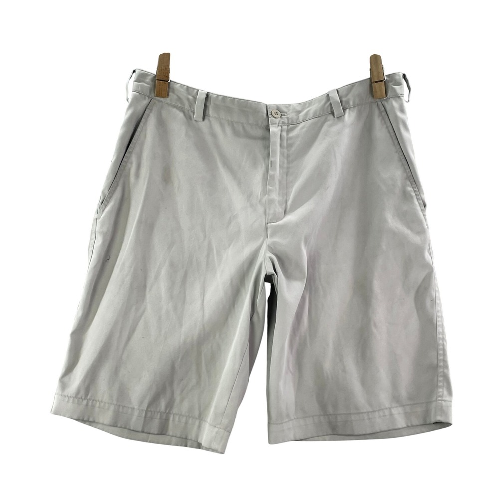 Nike Golf Shorts Mens 34 Gray Dri-FIT Performance Athletic‎ Stretch 10.5 Inseam
